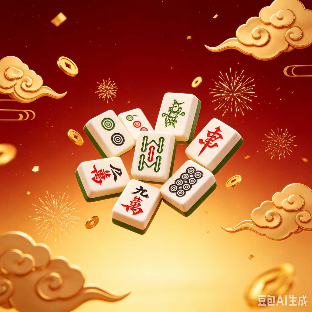 decorative mahjong tiles set