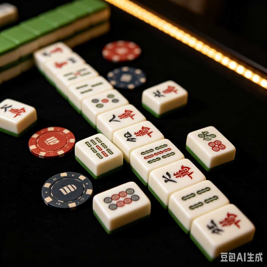 cute mini mahjong tiles set