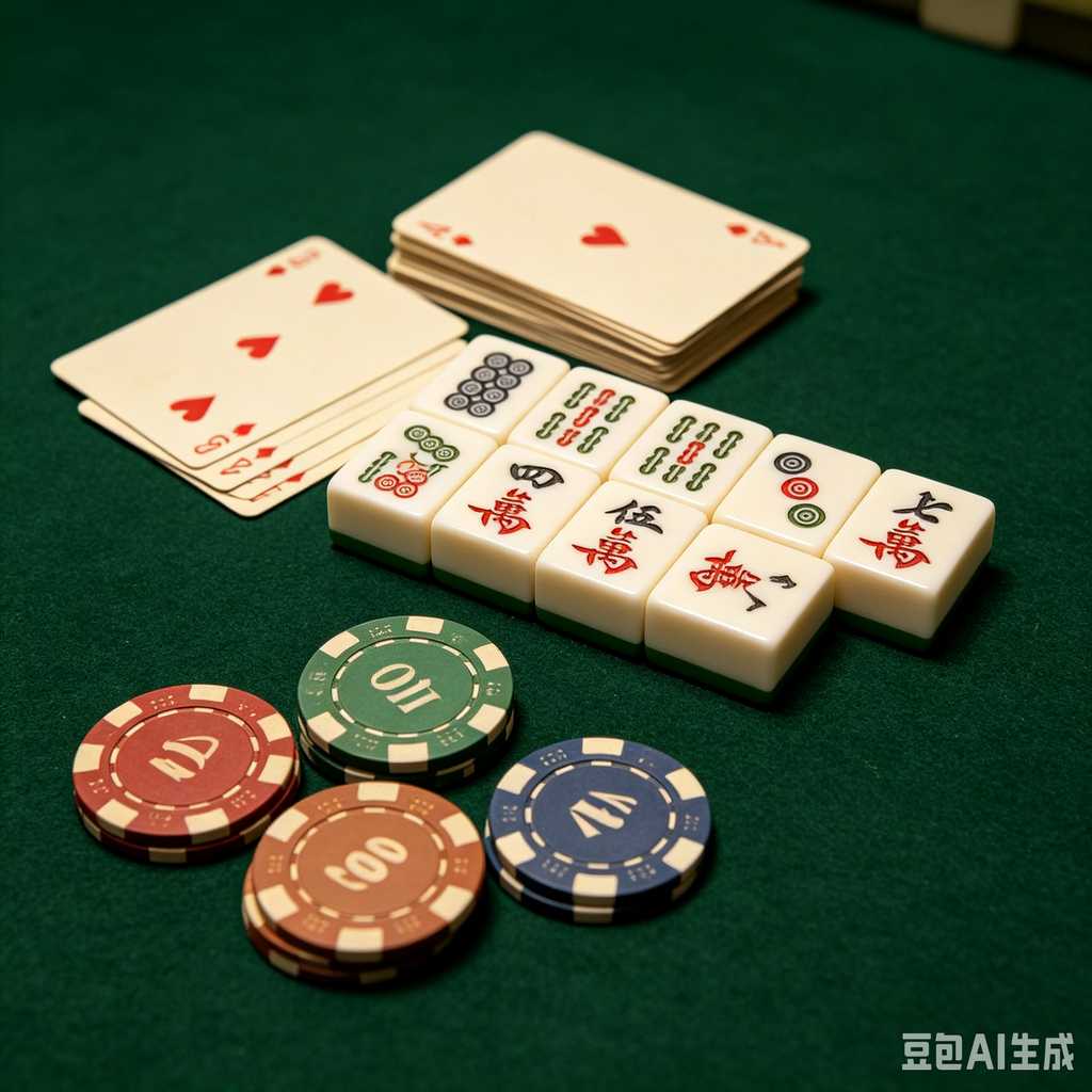 compact mahjong set with case
